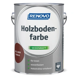 Holzbodenfarbe seidenmatt, oxid rot RAL 3009