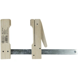 Holzklemmzwingen, Spannweite: 200 mm, Stahl/Buchenholz, 29 cm