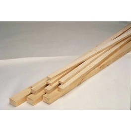 Holzlatte, Fichte / Tanne, BxH: 2,4 x 4,8 cm, rau / imprägniert