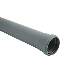 HT-Rohr Polypropylen/Gummi, DN 110, Länge: 50 cm, Heißwasserbeständig bis 90° C