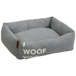 Hunde-Bett »Woof«, grau, Polyester