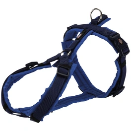 Hunde-Geschirr, M–L, Nylon, indigograu/royalblau