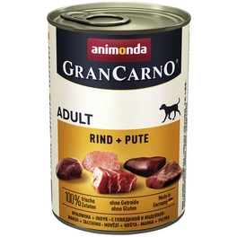 Hunde-Nassfutter »Adult«, Pute/Rind, 400 g