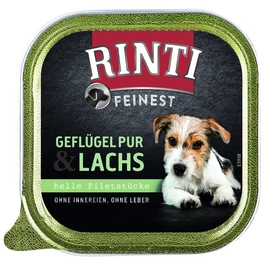 Hunde-Nassfutter »Feinest«, Geflügel/Lachs, 150 g