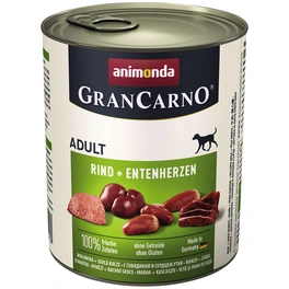 Hunde-Nassfutter »GranCarno«, Rind/Herz, 800 g