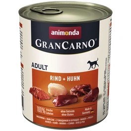 Hunde-Nassfutter »GranCarno «, Rind/Huhn, 800 g