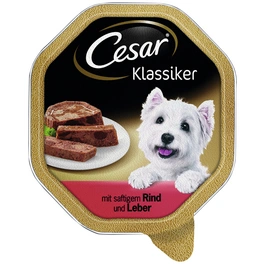 Hunde-Nassfutter »Klassiker«, Rind & Leber, 150 g