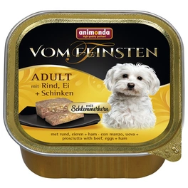 Hunde-Nassfutter, Rind/Ei/Schinken, 150 g