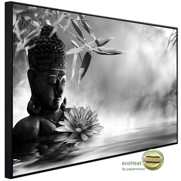 Infrarotheizung »EcoHeat - Buddah Figur mit Blume«, Matt-Effekt