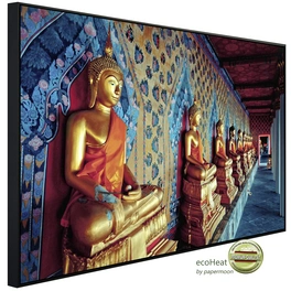 Infrarotheizung »EcoHeat - Goldene Statuen Buddhas«, Matt-Effekt