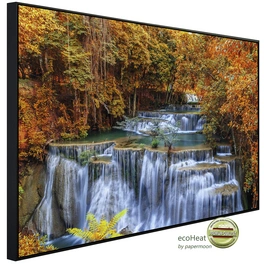 Infrarotheizung »EcoHeat - Herbst Wasserfall Thailand«, Matt-Effekt