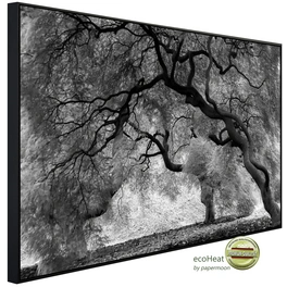 Infrarotheizung »EcoHeat - Mystic Trees Black + White«, Matt-Effekt