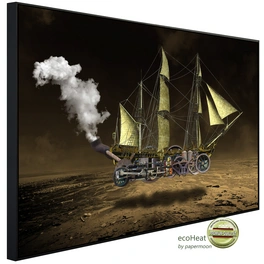 Infrarotheizung »EcoHeat - Steampunk Segelschiff«, Matt-Effekt