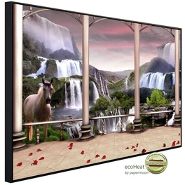 Infrarotheizung »EcoHeat - Wasserfall Design«, Matt-Effekt