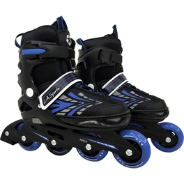 Inline Skates, Polypropylen/Polyurethan, schwarz/blau