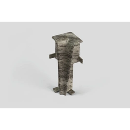 Innenecken, für Sockelleiste (6 cm), Dekor: Eiche grau, Kunststoff, 2 Stück