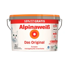 Innenfarbe »Alpinaweiß Das Original«, 11 l, weiß, matt