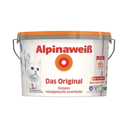 Innenfarbe »Alpinaweiß Das Original«, 4 l, weiß, matt