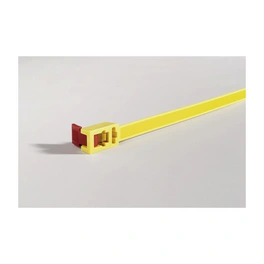Kabelbinder, 1,3 x 75,2 cm, Kunststoff, gelb