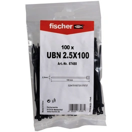 Kabelbinder, Polyamid (PA), 100 x UBN 2,5 x 100 Stück