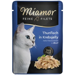 Katzen-Nassfutter, Thunfisch in Krebsjelly, 100 g