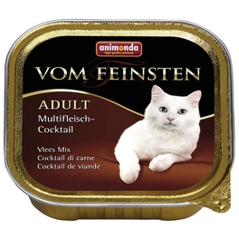 Katzen-Nassfutter »Adult«, Fleisch, 32 Schalen, je 100 g