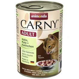 Katzen-Nassfutter »Adult«, Huhn/Pute/Kaninchen, 400 g