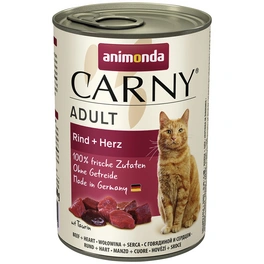 Katzen-Nassfutter »Adult«, Rind/Herz, 400 g