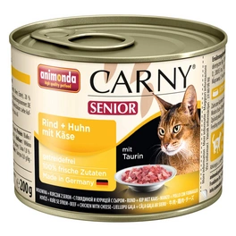 Katzen-Nassfutter »Carny Senior«, getreidefrei, mit Taurin, 6 Stück, je 200 g