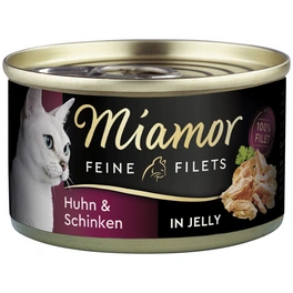 Katzen-Nassfutter »Feine Filets«, Huhn Schinken, 100 g