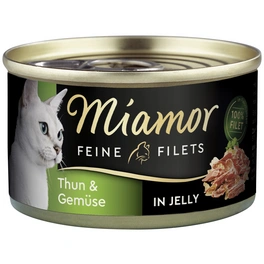 Katzen-Nassfutter »Feine Filets«, Thunfisch Gemüse, 100 g