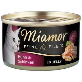 Katzen-Nassfutter »Feine Filets«, Huhn Schinken, 100 g