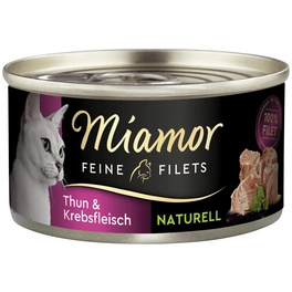 Katzen-Nassfutter »Feine Filets«, Thunfisch/Krebsfleisch, 80 g