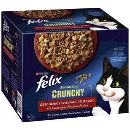 Katzen-Nassfutter »Felix Sensations Crunchy«, Felix Sensations Crunchy