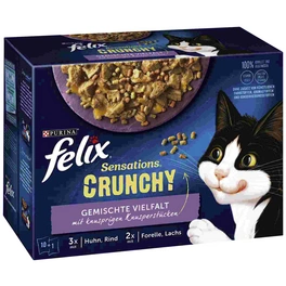 Katzen-Nassfutter »Felix Sensations Crunchy«, FELIX Sensations Crunchy