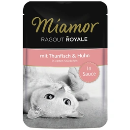 Katzen-Nassfutter »Ragout Royale«, Thunfisch + Huhn, 100 g