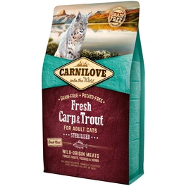 Katzentrockenfutter »Carnilove Cat Fresh«, Karpfen/Fisch, 2 kg