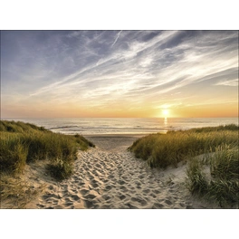 Keilrahmenbild »Weg Zum Strand«, Rahmen: Holzwerkstoff, natur