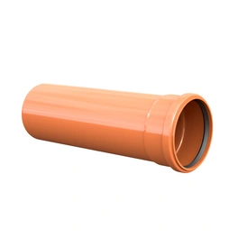 KG-Rohr 110 mm, Länge: 500 mm, Hart-PVC (PVC-U)