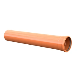 KG-Rohr 125 mm, Länge: 1000 mm, Hart-PVC (PVC-U)