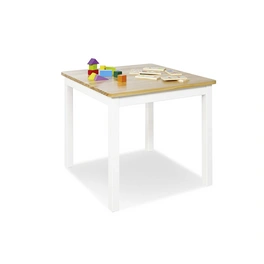 Kindertisch, BxHxL: 57 x 51 x 57 cm, weiß/natur