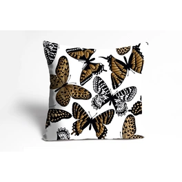 Kissenbezug, BxL: 40 x 40 cm, Satin, Schmetterlinge