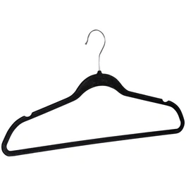 Kleiderbügel, BxHxL: 45 x 23,5 x 0,4 cm, Kunststoff (ABS), schwarz