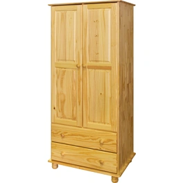 Kleiderschrank, BxHxT: 82 x 177 x 52 cm, Kiefernholz