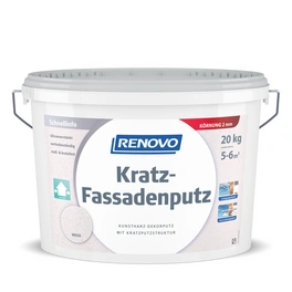 Kratz-Fassadenputz 2mm, 20 kg