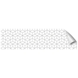 Küchenrückwand-Panel »fixy«, weiß/grau