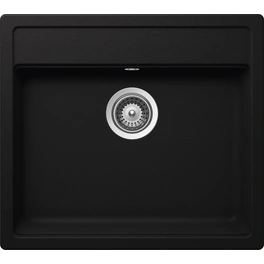 Küchenspüle, Nemo N-100 Nero, Granit | Komposit | Quarz, 57 x 51
