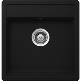 Küchenspüle, Nemo N-100S Onyx, Granit | Komposit | Quarz, 49 x 51