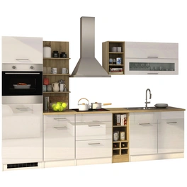 Küchenzeile »Mailand«, mit E-Geräten, Gesamtbreite: 300 cm