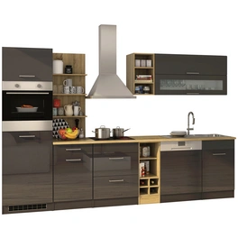 Küchenzeile »Mailand«, mit E-Geräten, Gesamtbreite: 310 cm